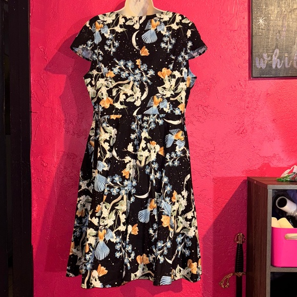 Hell Bunny Moonlight retro, vintage 50’s era dress. Rockabilly sz 2X. - Picture 8 of 15